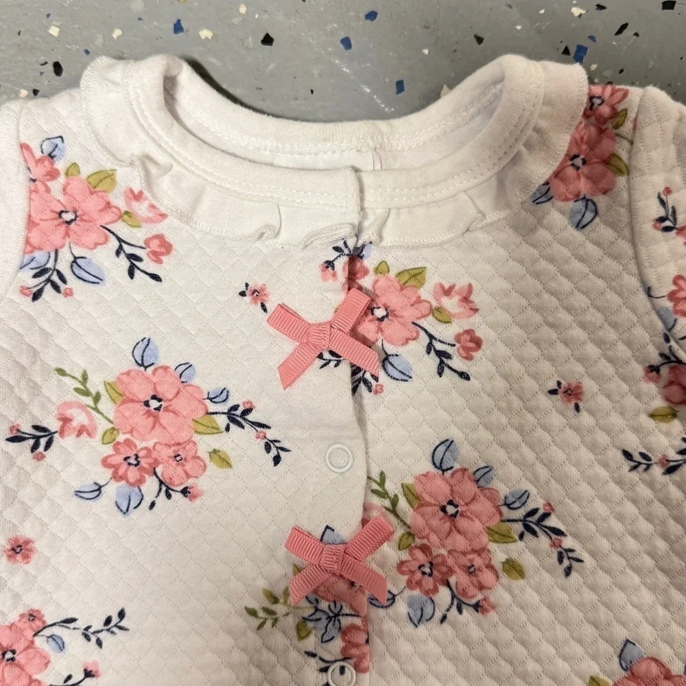 Laura Ashley Floral Baby Onesie